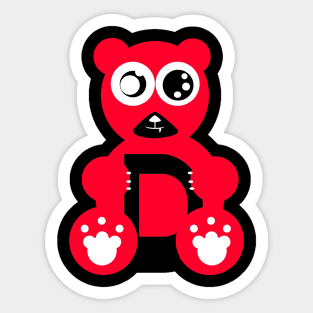 DETFLEX D-Bear Sticker